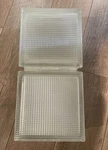 2 Glass Blocks Vintage Mcm, Brick APPROX8-8-4 1960S Historic Bldg. Fixed Price $33.00.