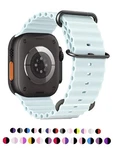 Ocean Band For Apple Watch Ultra 3/11/10/9/8/7/6/SE Silicone Strap Waterproof. Fixed Price $8.99.