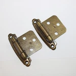 Belwith Keeler : Self Closing Face Mount Variable Overlay Hinges (pair) 1044. Fixed Price $11.24.