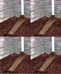 Thermwell DE46BR 46" Brown Roll Up Automatic Downspout Extenders - Pk. Fixed Price $66.67.