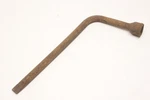 Vintage Car Truck Accessory Spare Tire Iron Lug Wrench Pry Bar Tool 3/4 Socket. Fixed Price $28.95.