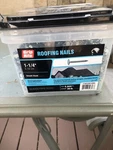 Grip-rite 114EGRFGBK 1-1/4-INCH Electro-galvanized Roofing Nails, 30-POUNDS. Fixed Price $65.00.
