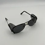 Crews Engineer Z87 Safety Glasses Black Frame Mcr 58MM Grey Aviator Style New. Fixed Price $10.95.