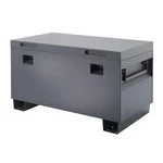 Trinity Job Site Box 45"W 24"D 25"H Gray Steel Keyed Entry Single Headed Lid. Fixed Price $424.11.