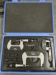 Fowler 52-229-213-0 Outside Micrometer Set 0-3" Range .0001" Graduations W/ Case. Fixed Price $150.00.