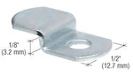 Zinc Plated Offset Mirror Clip For 1/8" Glass Pack 100 By Laurence. Fixed Price $25.44.