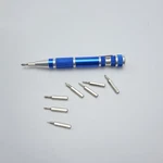 Kikkerland Precision 8-IN-1 Screwdriver Blue Phillips Flathead Torx Pocket Clip. Fixed Price $12.95.
