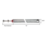 C.r. Laurence FH1520 Crl 15" Tubular Spiral Tilt Window Balance Red Bushing. Fixed Price $30.00.