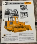 Caterpillar 973 Track Loader Brochure AMIL25. Fixed Price $21.99.