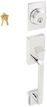 Schlage Century Exterior Handleset With Deadbolt, Bright. Fixed Price $169.16.