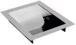 Polished Stainless Steel 12" Wide X 10" Deep 1-9/16" High Standard Drop-in. Fixed Price $260.61.