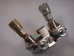 Graco 246012 Fusion Ap Fluid Manifold Coupling Block, 2-HOSE. Fixed Price $487.00.