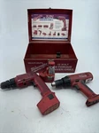 Vintage Milwaukee Hi-torque 0401-1 12V Cordless 3/8 Drill 0522-20 Case Untested. Fixed Price $59.40.