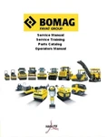 Bomag-service Manual-service Training-parts Catalog-operators. Fixed Price $45.00.