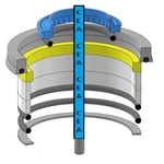 AT190898 Hydraulic Cylinder Seal Kit Fits John Deere 210LE 210C 310C 410C 710B. Fixed Price $60.43.