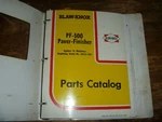 Blaw Knox PF-500 Asphalt Paver Finisher Factory Parts Catalog Manual Xo. Fixed Price $51.98.