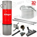 Allegro Central Vacuum New 3,000 Sq Feet Home Power Unit 30 Ft Hose Kit Package. Fixed Price $372.10.