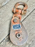 Mckissick 417 Snatch Block 6" 12 Ton Bronze Bushed Alloy Steel Heavy Duty Usa. Fixed Price $350.00.