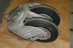 Aerol F-4 Aircraft 2-WHEEL Swivel Offset Brake Lock Shock Absorber Assembly. Fixed Price $699.99.