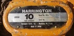 Harrington CB100 Manual Chain Hoist Lifting Mpn. Fixed Price $999.00.