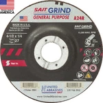 Sait 4.5" 1/4 7/8" Type 27 A24R Grinding Wheel Box Of 25 - 20063. Fixed Price $89.00.