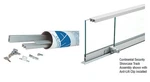 Crl CTA36A Satin Anodized Continental Style 36" Pre-cut Security Track Assembly. Fixed Price $98.53.