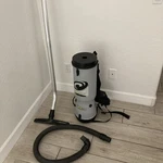 Proteam Linevacer LV100 Hepa Back Pack Commercial Vacuum Cleaner W/ Wand Hose. Fixed Price $399.99.