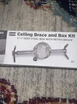 Raco 937 Pre-galvanized Steel Silver Round Ceiling Fan Box 4 Dia. 2-1/8 In.. Fixed Price $20.00.