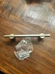 Lot Of 19 Stanley Cabinet Handle Bright Chrome Plated Mcm Art Deco Pulls New Nos. Fixed Price $100.00.