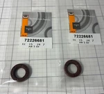(2) Paulstra Hutchinson Nitrile Rubber Sealshaft Seal, 15MM Bore, 24MM Od. Fixed Price $7.00.
