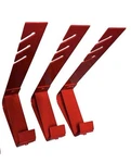 Lot 3 Genuine Qual-craft (2502) Red Heavy Metal 6" Roofing Jack Bracket. Fixed Price $37.19.