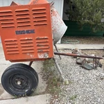 Essick Concrete Mixer - Electric, Towable, Large Drum. Fixed Price $1295.00.