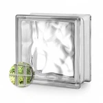 Quality 8X8X4 Nubio Wavy Glass Block - Max Light, Privacy, Easy Clean. Fixed Price $28.61.