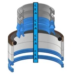 T213801 Hydraulic Cylinder Seal Kit Fits John Deere 210LE 310E 310G 410E. Fixed Price $80.33.