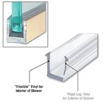 Crl FV4DUC Flexible Vinyl For DUC38 U-channel 95" Stock Length Clear. Fixed Price $35.99.
