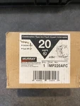 Murray MP220AFC Circuit Breaker 20-AMP Pole 240-120 Va Combination Mp-at Typ. Fixed Price $95.00.