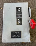 TH3361 30 Amp 600V Fused Indoor Phase Safety Switch General Electric. Fixed Price $25.90.