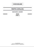 New Holland B95B Tier 3 Backhoe Loader Parts Catalog Manual Pdf On Usb. Fixed Price $49.99.