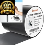 Secopad Black Window Screen Repair Tape, 3IN X (300IN) 25FT,. Fixed Price $19.94.