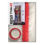 Zipwall Zds Zipdoor Standard Kit 4X7.5 Ft W/ Tape & Hooks Clear. Fixed Price $29.99.