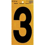 Hy-ko In. Yellow Reflective Number RV-75/3 084100007534 Vinyl. Fixed Price $10.45.