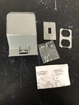 Thomas & Betts Ckmuv Red Dot Universal Vertical Receptacle Cover, Silver, 1 Gang. Fixed Price $26.57.