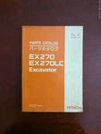 Hitachi EX270, EX270LC Excavator Parts Catalog P158-1-8. Fixed Price $60.00.