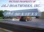 50X24X5 Sectional Barge, Work Pontoon Jack Up. Fixed Price $142000.00.