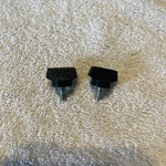 2X Motorola MCS2000 Model Ii Uhf Radio Speaker Wing Nut Screw (shorter Size). Fixed Price $6.00.