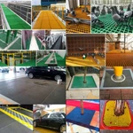 2.6'*2.6',1.5" Frp Grating Panel Thickness Fiberglass Molded. Fixed Price $152.00.