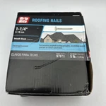 Grip Rite Electro Galvanized Roofing Nails Lbs. 1-1/4" 114EGRFG5. Fixed Price $14.99.