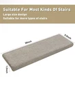 Pure Era Bullnose Plush Carpet Stair Treads Cover Set Non-slip Tape Free 8COLORS. Fixed Price $70.00.