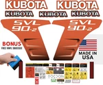 Fits Kubota SVL90-2 Kit Skid Steer /safety Decals/ 3M Vinyl/ Free Shipping. Fixed Price $139.95.