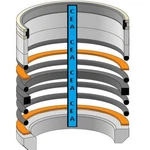 AH149846 Loader Boom Lift Cylinder Seal Kit Fits John Deere 555G. Fixed Price $87.15.